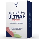 Aktivní H2 Ultra + Hydrogen vodní tableta, přírodní Malina. Podporuje celkové wellness s výhodami molekulárního vodíku 60 Služeb