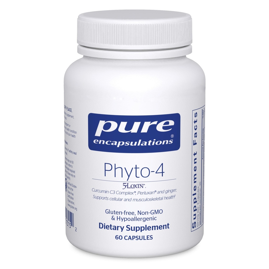 Pure Encapsulations Phyto-4 (124; hypoalergenní dodatek podporuje imunitní, buněčné a tkáňové zdraví) 124; 60 Kapsle