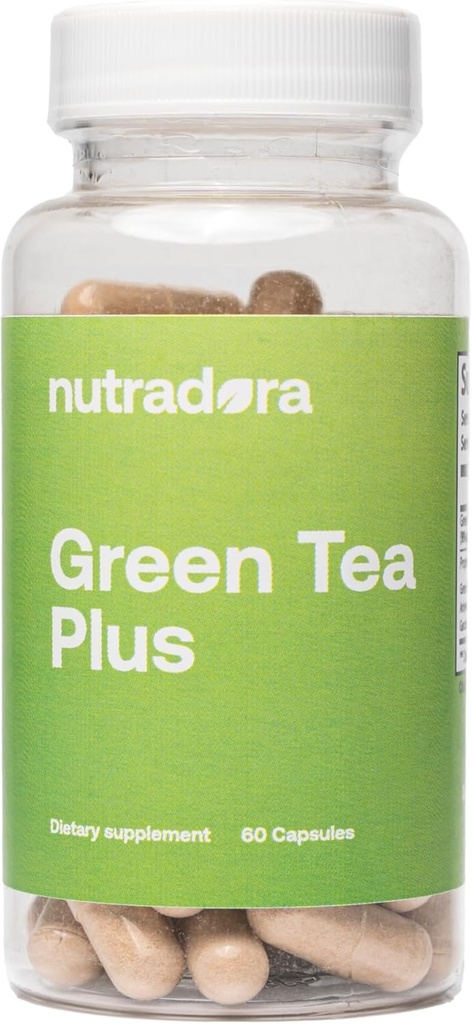 Zelený čaj Extract Kapsle s EGCG a Green Coffee Bean Extract - Organic Bylinný dodatek s Digestion Podpora pro ženy a muže, Vegan, 60 pilulky