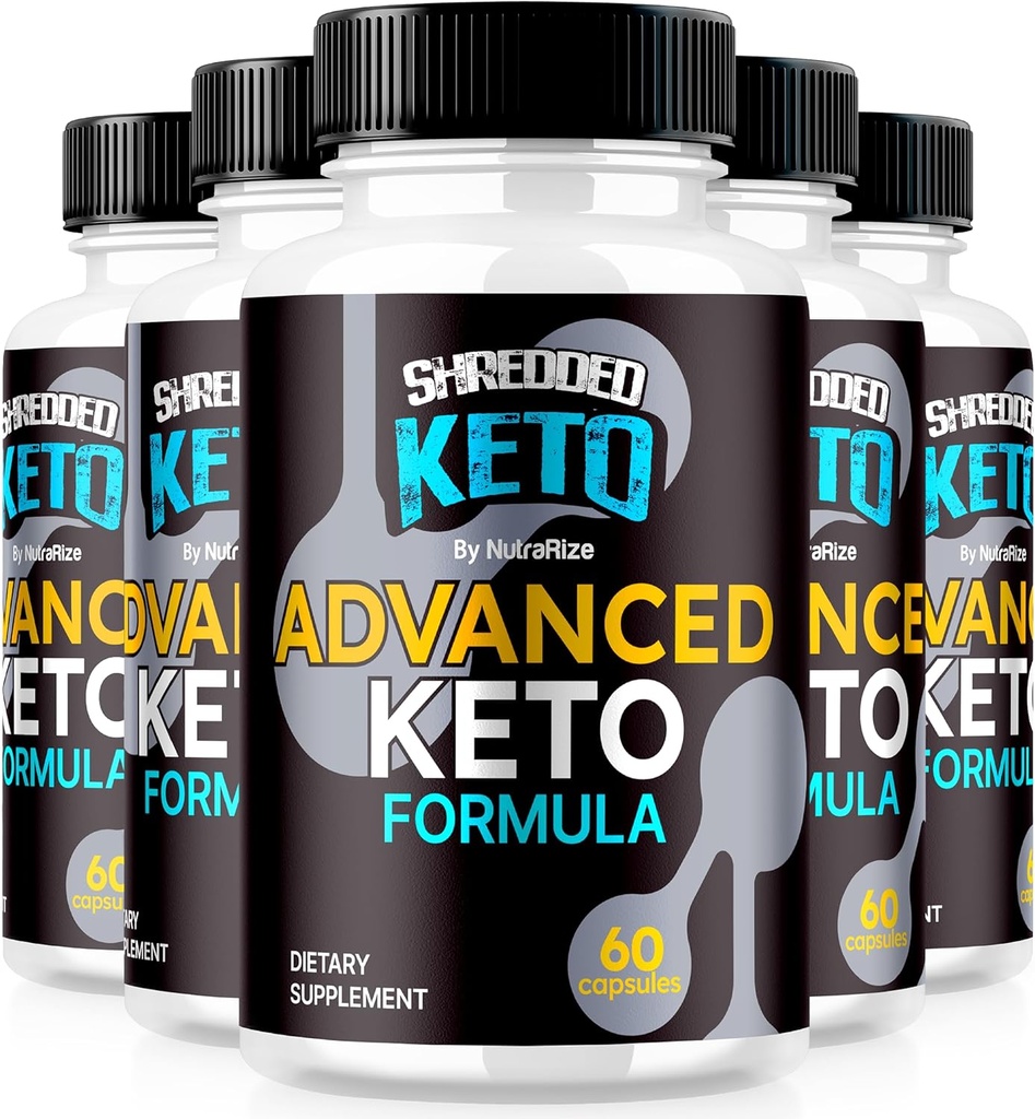(5 Pack) Roztržené Keto pilulky, Premium Keto Short Weight Loss Kapsle, Všechny přírodní Keto dodatek k podpoře Fitness a Body Cíle, Oficiální Shredded Keto Recenze (300 Kapsle)
