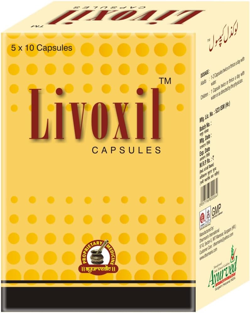 Livoxil Jaterní čištění Detox & Opravy Tučné Játra Formule - Příroda Játra Příplatek na podporu zdraví - 200 Kapsle