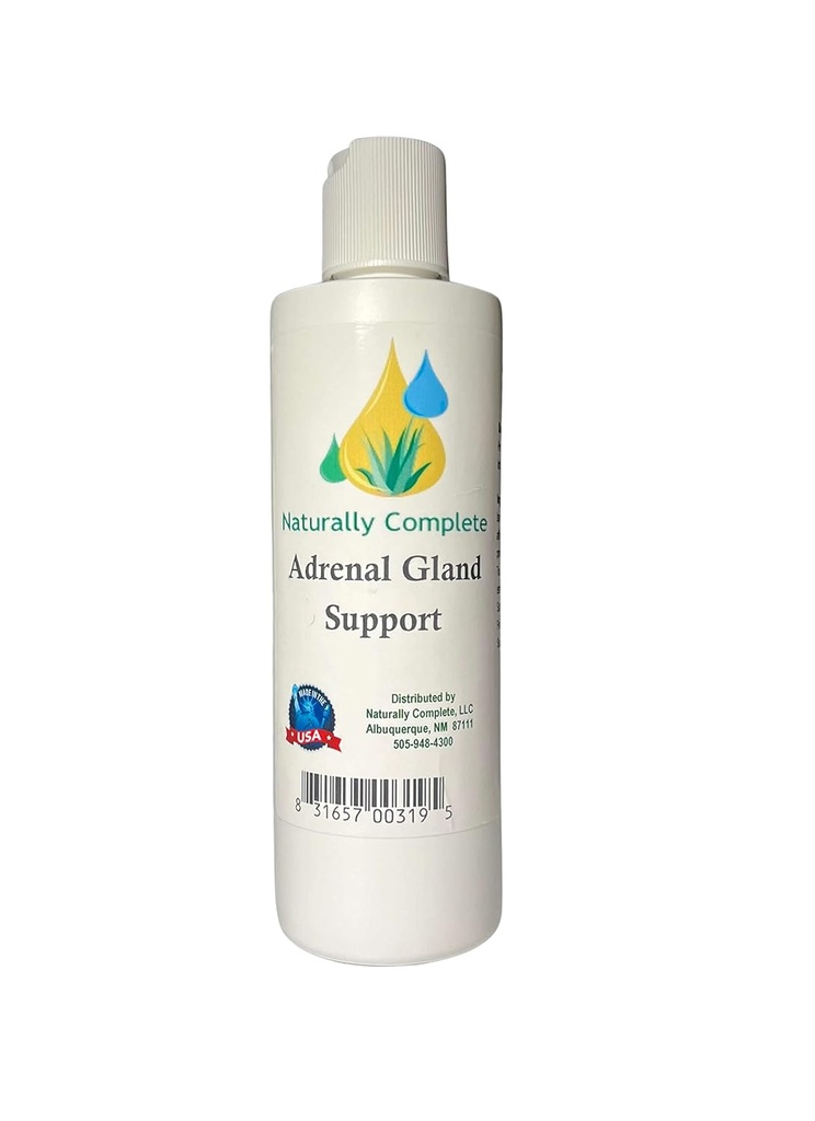 Adrenal Gland Support Lotion 8 oz Lahvička 124; Non- GMO CLANE124; No Soy CLANE124; Unpartented CLANE124; Made In USA