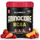 ALLMAX Nutrition AMINOCORE BCAA, Fruit Punch - 945 g Powder - 8.18 Grams of Branched Chain Acids Per Serving - with B Vitamins - No Fillers or Non- BCAA Aminos - Sugar Free - 90 Servings