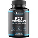 PCT dodatek pro muže, 3-in-1 Post Cycle Support & Natural Booster s Estrogen Blocker, Játra Support Formule, Vyrobeno v USA, s Fenugreek, Chrysin, Tongkat Ali, Mléko Thistle - 60 Kapsle