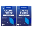 Hyland 's Calms Forte' Sleep Aid Tablets, Natural Relief of Nervous Tension and Occasional Sleepless, 100 Count (Pack of 2)