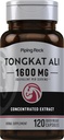 Piping Rock Tongkat Ali PHARMAN124; 1600mg PHARMAN124; 120 kapslí PHARMAND124; Longjack Extract PHARMAN124; Herbal Supplement PHARMAN124; Non- GMO, gluten zdarma