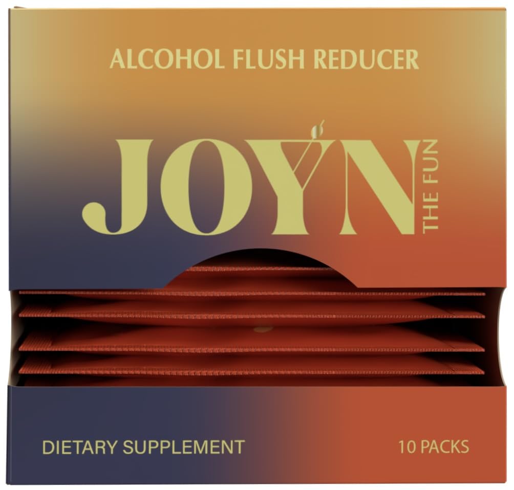 JOYN dodatek pro Alkohol Flush Prevence, Detox, Podpora jater, asijské Glow Relief 124; Cítit lépe před a po pití 124; Vitamin s DHM, Mléko Thistle, Glutathione, Vitamin B12 Dutch 124; 10 Služeb