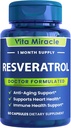 Resveratrol dodatek 1200mg High potency - Organic Trans Resveratrol with Enhanced Absorption for Cellular and Cognitive Health Supplementares - Non GMO Compare Tyto 1200 mg pro ostatní 500 mg nebo 1000 mg