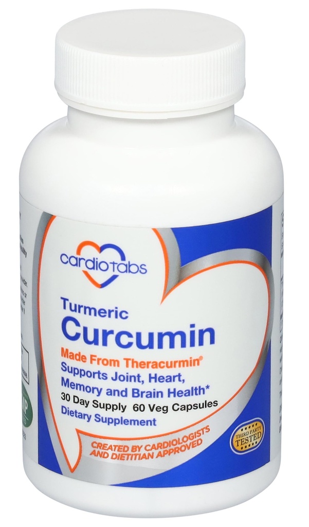 Kurkumin kurkumin - kloub, srdce, paměť a mozek dodatek s 600 mg Theracurmin, vysoce absorbovatelné Curcumin doplňky, 60 Vegetariánské kurkumin a kurkumin a kurkumy kapsle, 30- denní dodávka