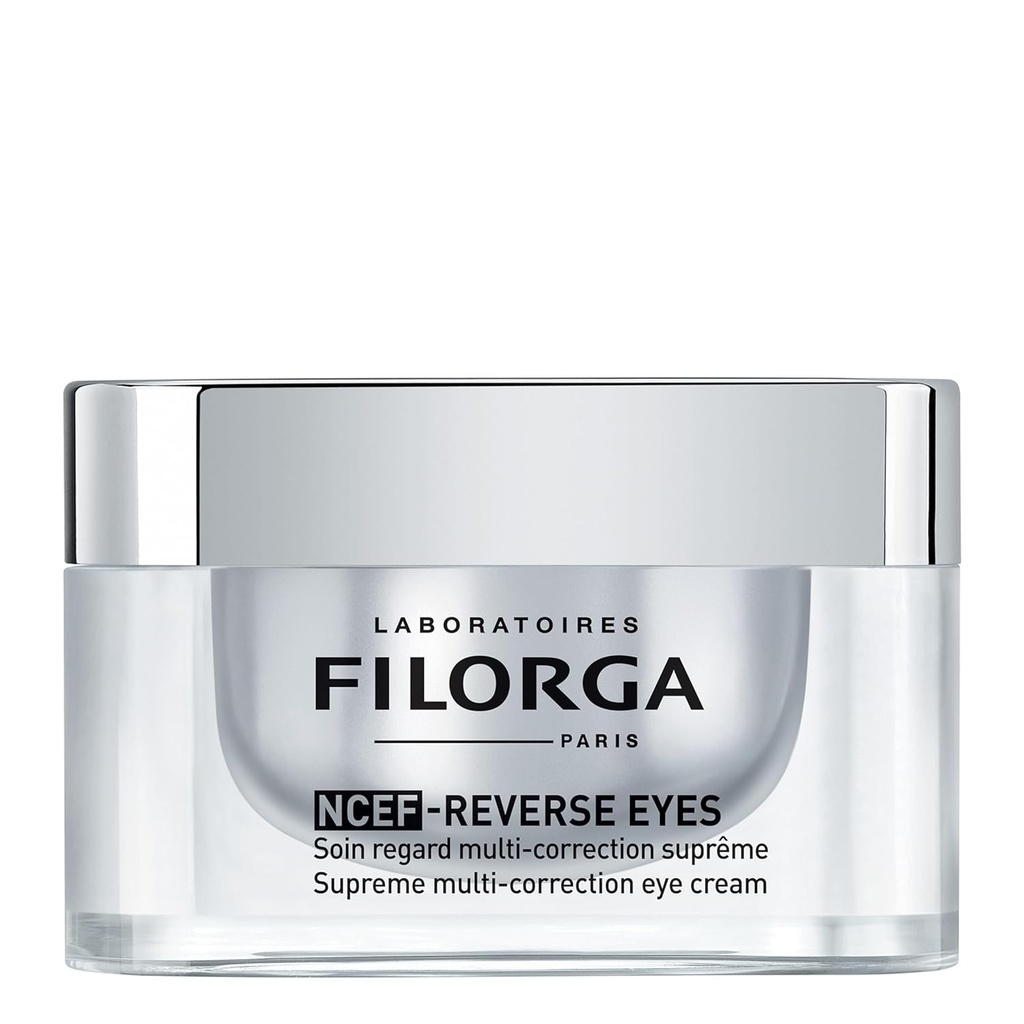 Filorga NCEF- Reverse Eyes Multi- Korekce proti stárnutí oční krém, S Hyaluronic acid, kolagen, a vitamín C snížit vrásky, tmavé kruhy, a Pufness a zvýšení očí hydratační, 0.5 f. oz.