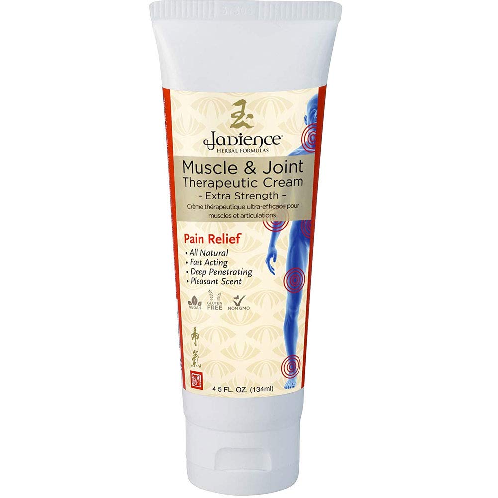 Jadience Svalová a společná terapeutická bolest Relief Cream Angesic pro dolní zadní krk Elbow Knee Muscle Artritida Zánět bolesti a zotavení Natural Eastern Royal Asian Family Formule 4.5 oz