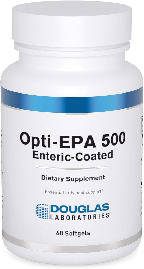 Douglas Laboratories Opti- EPA 500 COND124; Enteric- Coated to Support Brain, Eyes, Těhotenství a kardiovaskulární zdraví
