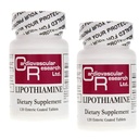 Kardiovaskulární výzkum Lipothiamin B Dodatek 240 Tablety - Vitamin B1 Nyní s Alpha Lipoic Acid - 2 X 120 Počet