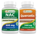 Nejlepší Naturals NAC 600 mg & Quercetin 1000 mg