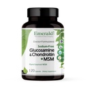 Emerald Labs Glucosamine & Chondroitin with MSM - Bone Health & Joint Health Supplement - Gluten- Free - 120 Kapsle (30- Day Supply)