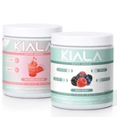 Kiala Nutrition Super Green, Organic Green Powder, Spirulina & Chlorella Superfood Powder, Cukr & gluten Free Vegan, Spectra Blend, Meloun a míchaný Berry 2 Pack