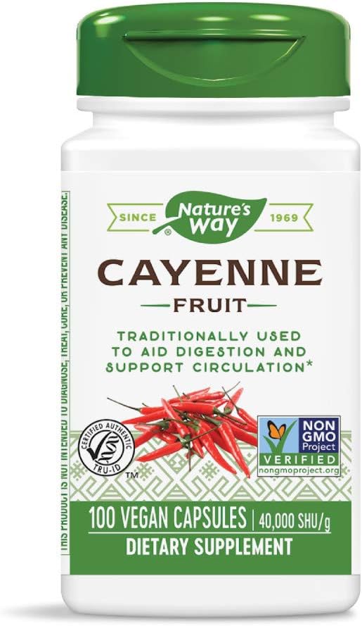Cesta přírody Cayenne Ovoce, 100 Vegetariánské Kapsle