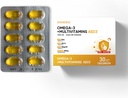 Multivitaminy s Omega33, Multivitamin pro ženy a muže, Enteric Coated Fish Oil DHA / EPA s vitaminem A, vitaminem E a vitaminem D3 pro podporu imunitních funkcí (1 box _ 30 Softgels)