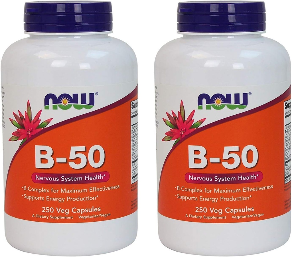 Foods, B- 50, 250 Veg Kapsle (balení po 2)