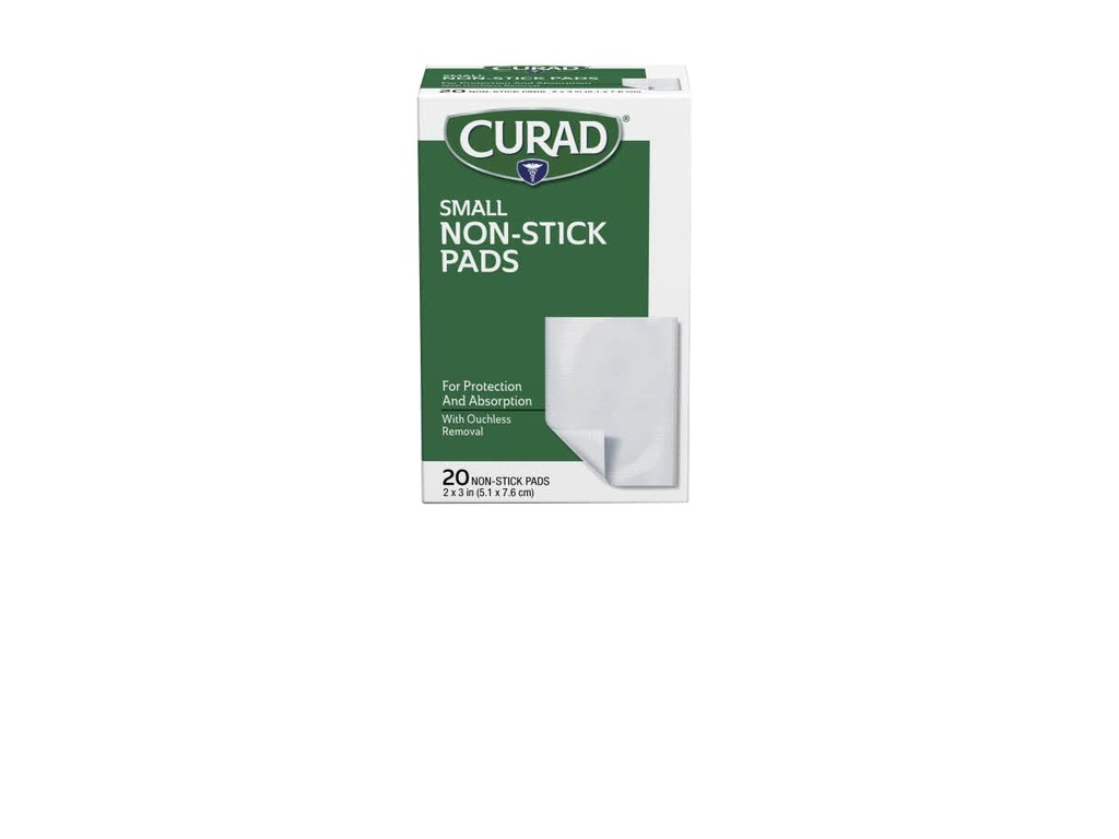 Curad Non- Stick Pads, 2 x 3 Inch (5,1 x 7,6 cm), 20 Počet
