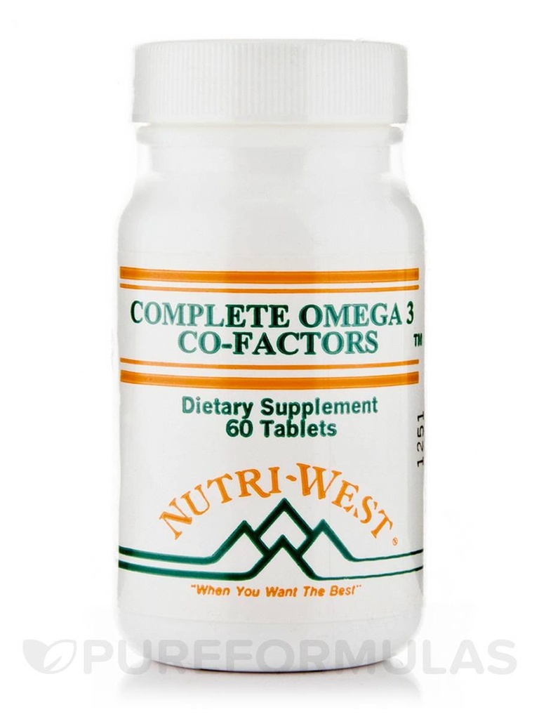 Kompletní Omega33 Kofaktory (vzorec pro dospělé) - 60 tablet od Nutri West