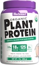 Bluebonnet Nutrition Organic Plant Protein - 18g Protein, 3.5g Fiber - Chia, Quinoa & More - Non- GMO, Vegan, Kosher, USDA Organic, No Sugar Added - Free of Gluten, Soy & Milk - 1 LB, Chocolate Flavor