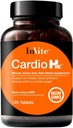 InVite Health Cardio Hx ® - Podpora oběhového, srdečního a kardiovaskulárního zdraví - Obsahuje hořčík, taurin, Hawthorn Berry - 120 tablet