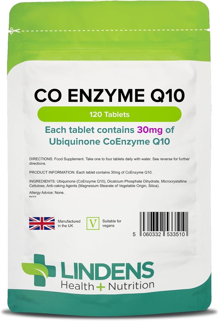 Co Enzyme Q10 30mg (Co- Q10) 120 tablet od Lindens