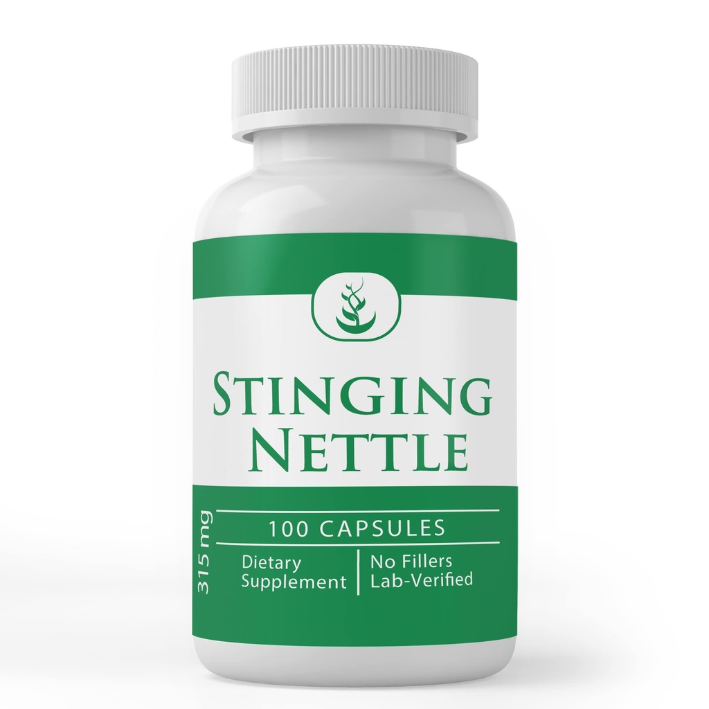 PURE ORIGINAL INGREDIENTS Streaming Nettle (100 Kapsle) Leaf Vždy čistý, Žádné přísady nebo plnidla, Laboratorní ověřené