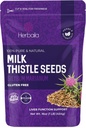 Hersaura Mléko Thistle Seeds, 1 LB. Silymarin Mléko Thistle Tea, Bulk Mléko Thistle Bylinné celé semeno, Pure Mléko Thistle Bulk, Whole Mléko Thistle Seeds, All Natural, Gluten Free, Non- GMO. 1 Libra.