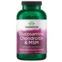Swanson Glucosamine Chondroitin MSM (methylsulfonylmethan) 3- in-1 Formule Společná mobilita Flexibility Comfort Cartilage Connective Tissue Podpora zdraví Příplatek 240 Tablety (Tabs)