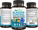 BioFinest Brýle Control Dodatek pro muže a ženy - 120 Veg. Kapsle - Saw Palmetto, Cranberry, Dýňová semena, Vitamin E, Boswellia, Dandelion Root - Močové Tract Brýle zdraví - Vyrobeno v USA