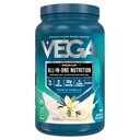 Vega Organic All- in- One Vegan Protein Powder, French Vanilla -Superfood Ingredients, Vitamíny pro podporu imunity, Keto Friendly, Pea Protein pro ženy a muže, 1,5 kg (Balení po 1)