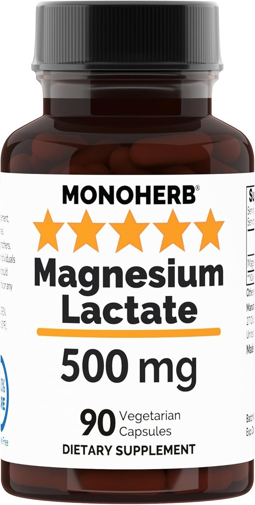 Magnesium- laktát 500 mg - 90 Vegetariánských tobolek
