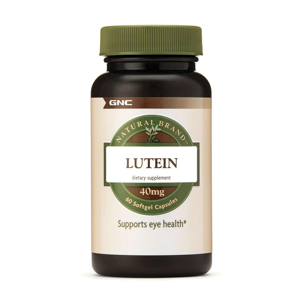 GNC Lutein 40mg, podporuje oční zdraví, 60 Softgels