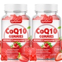 softbear CoQ10 Gummies 400mg Coenzym Q10 dodatek pro dospělé, High Absorption coq10 Plus Omega33, hořčík, vitamin B3 & zinek pro celulární energii a antioxidant, Strawberry Flavor 120 Počet