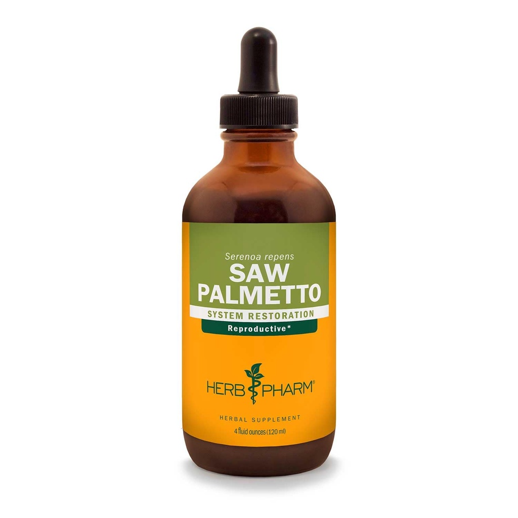 Herb Pharm Saw Palmetto Berry tekutý extrakt pro podporu prostaty - 4 Ounce