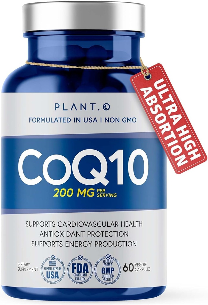 CoQ10 200mg Softgels Novartis Premium Rapid Release Coenzym Q10 ΆHeart Supplement, Energy Production, Immunitary Suppport VÝDEJ 60 Liquid Capsules
