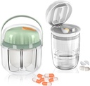GloDeals Pill Organizer, Pill Crusher, Cutter a Splitter