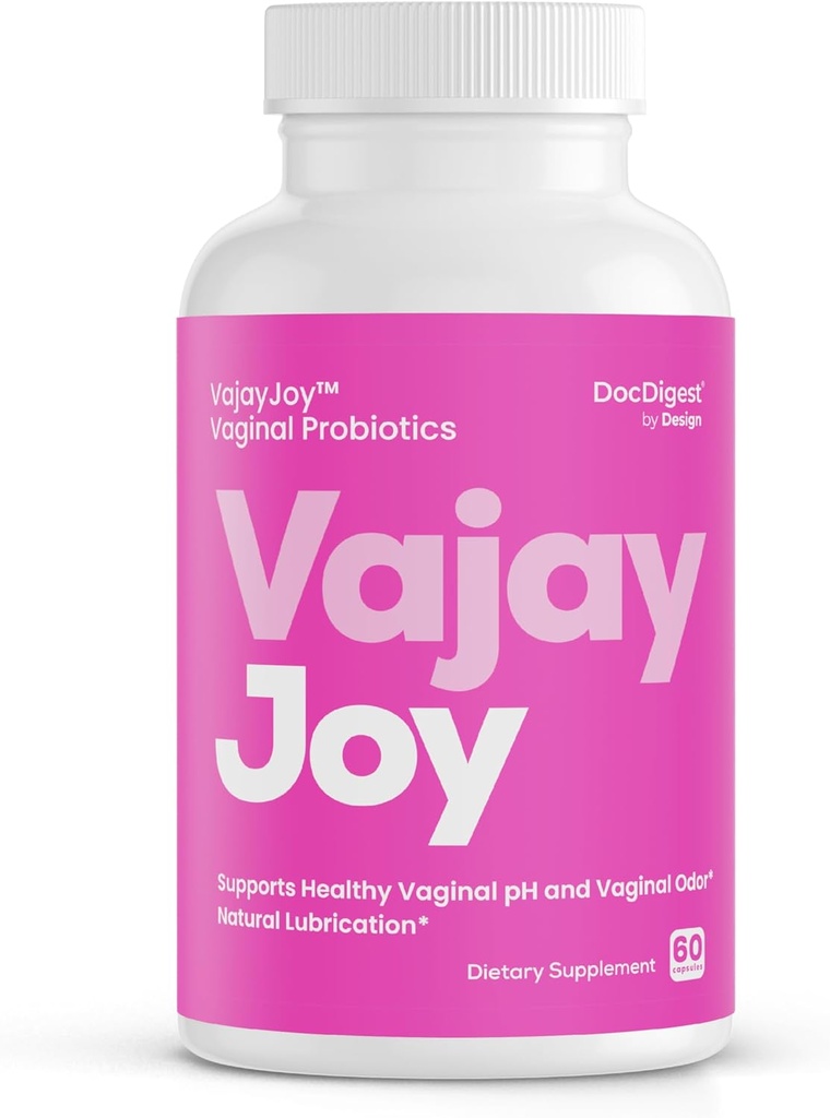 VajayJoy pH Balance Pills - Womens Vaginální Probiotika pro regulaci pH, Klinicky zobrazeno obnovit pH Rovnováha a Natual Lubrication- Reduces BV, kvasinkové infekce a zápach
