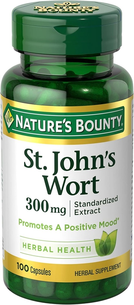 Příroda 's Bounty St. John' s Wort 300 mg Caps, 100 ct