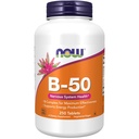 Nyní Potraviny doplňky, Vitamin B-50 mg, Výroba energie *, Nervový systém Zdraví *, 250 Tablety