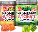 Hořčík Gummies Bundle - 2 láhve (60 každý) - Jahodová banán & Apple Kiwi
