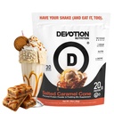 Devention Nutrition Protein Powder Blend 124; Gluten Free, Keto Friendly, No Add Sugars CLAND 124; 1g MCT CLAND 124; 20g Whey & Micellar Protein CLAND 124; 2lb Tub (Slaný karamel Cone)