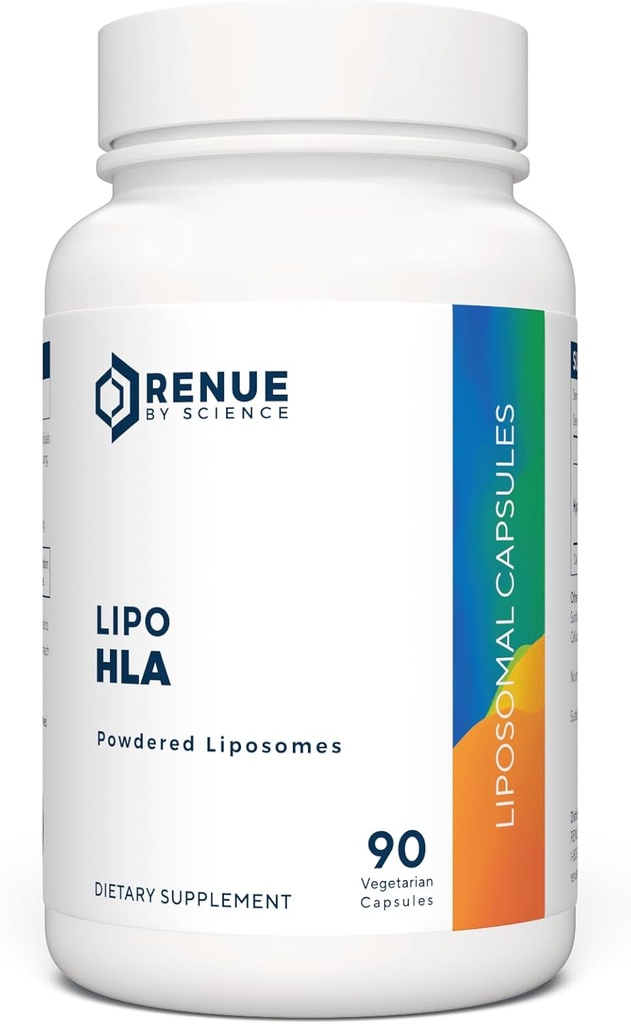 Renue By Science Hyaluronic Acid PHAR124; HLA Liposomální Hyaluronic Acid Supplementary PHAR124; 90 Acido Hialuronico Kapsle - 150mg Hylunaric Acid per Serving PHAR124; Non- GMO PHAR124; Vyrobeno v USA Third- Party Tested