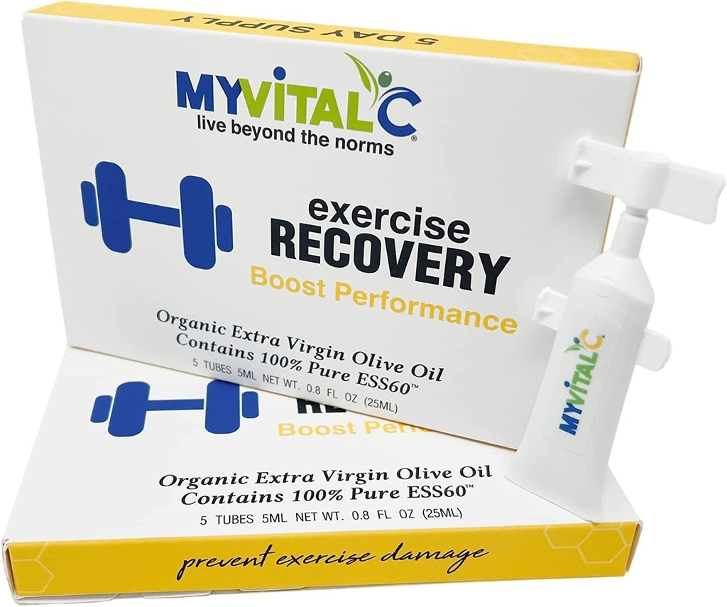 Execution Recovery Dodatek - Čistá ESS60 v Organic Extra Virgin Olive Oil for Pre / Post Workout Recover- Balení 30 Tubes - 5 ML Každý