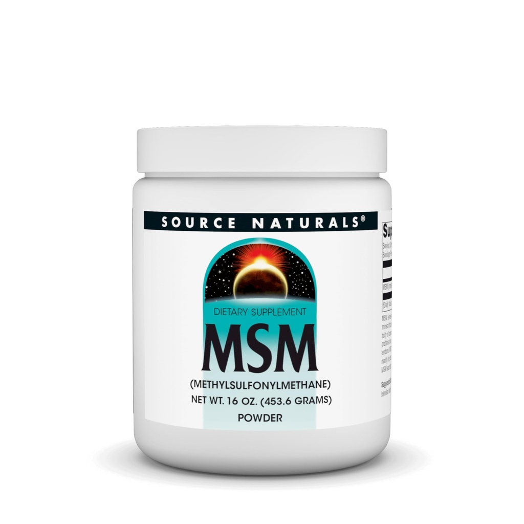 Zdroj Naturals MSM, (methylsulfonylmethan) - 16 Ounce Powder