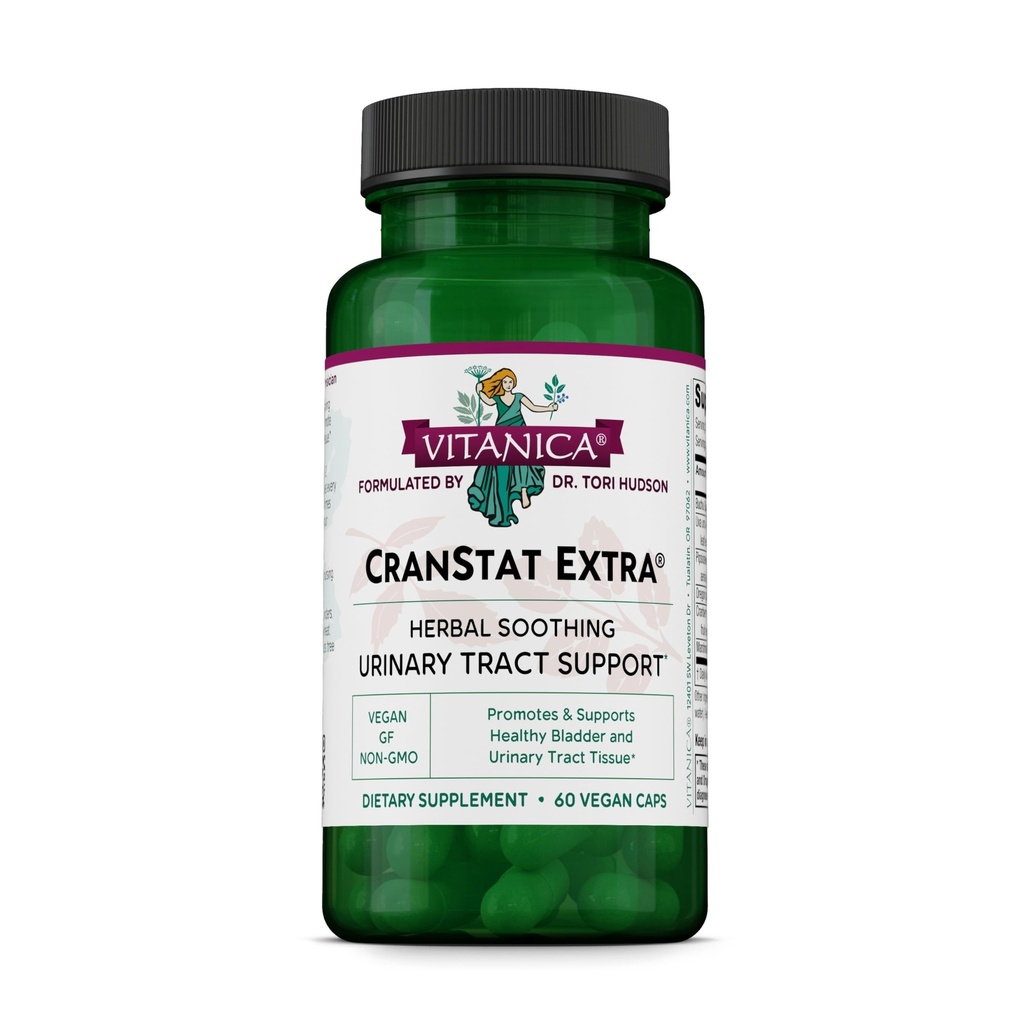 Vitanica CranStat Extra, Podpora močení, Vegan, 60 Kapsle