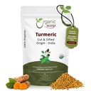 Organic Way Turmeric / Haldi Root Cut & Sifted (Curcuma Longa) - Bylinný čaj 124; Kosher & USDA Certified OF 124; Vegan, Non- GMO & Gluten Free OF 124; 100% syrové z Indie (2LBS / 3OZ.)