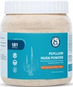 Psylium Husk Powder- 2lb, 329oz OF 124; Easy Mixing Dietary Fiber OF 124; Cleanse Your Digestive System OF 124; Finely Ground Powder OF 124; Ideální pro Keto Pečení OF 124; Non- GMO
